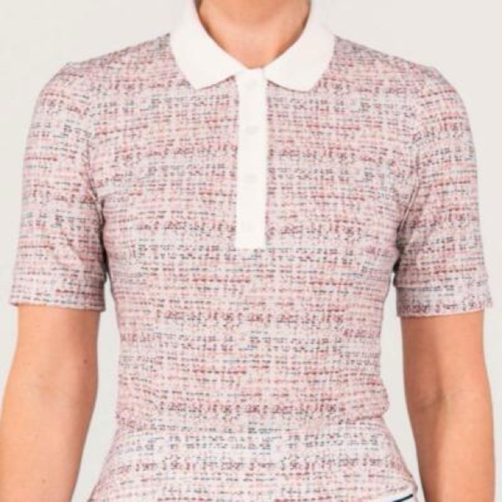 Foray Golf Boucle-look Polo Golf Shirt